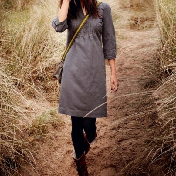 | Boden | Linen Laura Dress - Picture 3 of 8